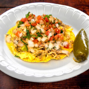 #18 Chicken Tostadas