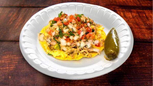#18 Chicken Tostadas